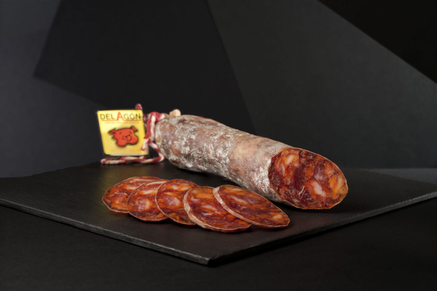 75 y 50% Ibérico Acorn Fed Chorizo Cular